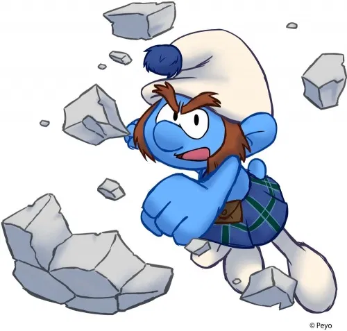 Gutsy Smurf