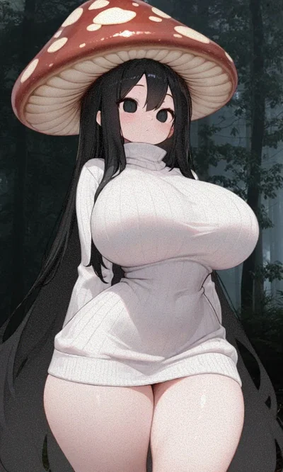 Fungi 🍄 Giant Mushroom Girl