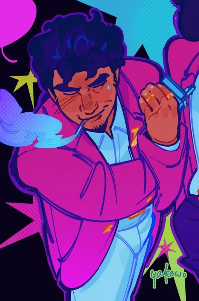 Spamton / human au / Early BIG SHOT era