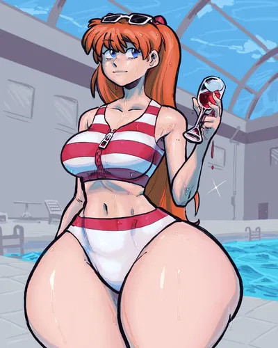 Asuka Langley Soryu (pool time)