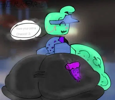 Da Alien Lets You Eat His Pizz-ass :3