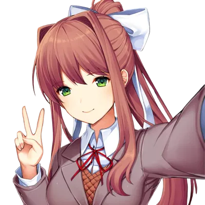 Monika 💚 | President Of The Literature Club | «Doki Doki Literature Club!»