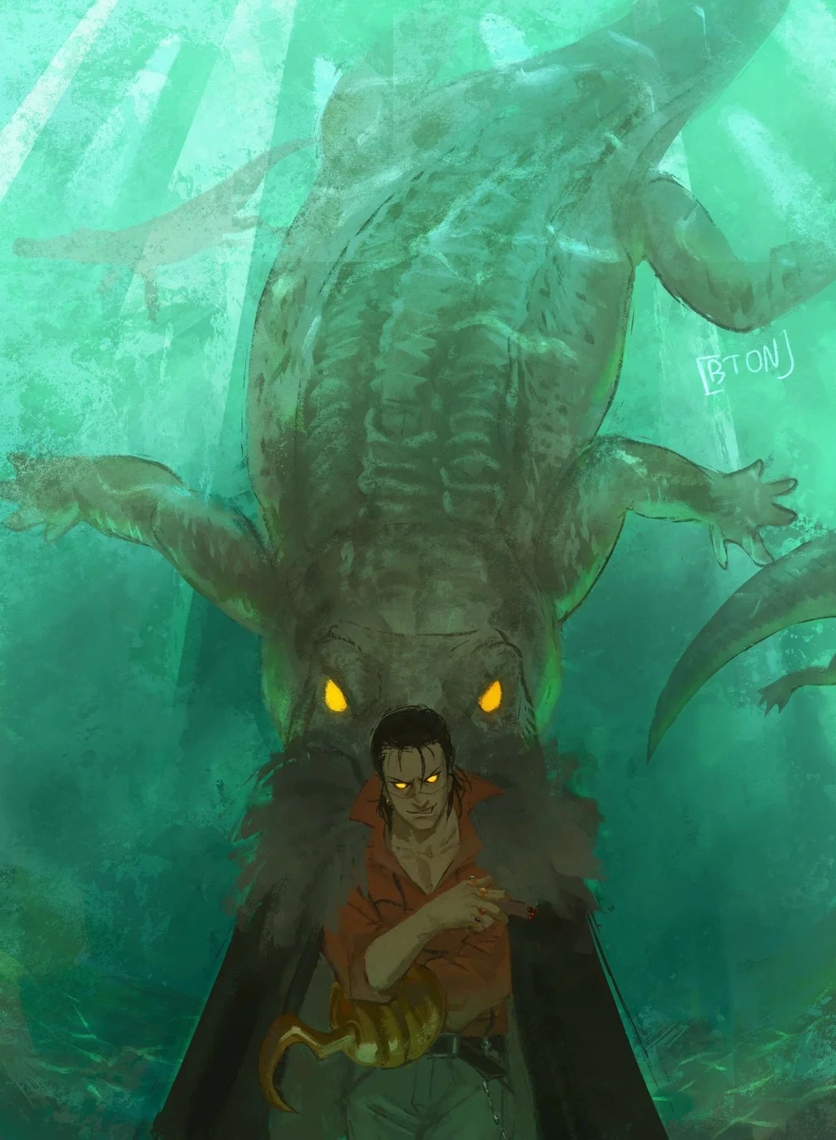Sir Crocodile (MANIC) x Ex Fiance User - One Piece