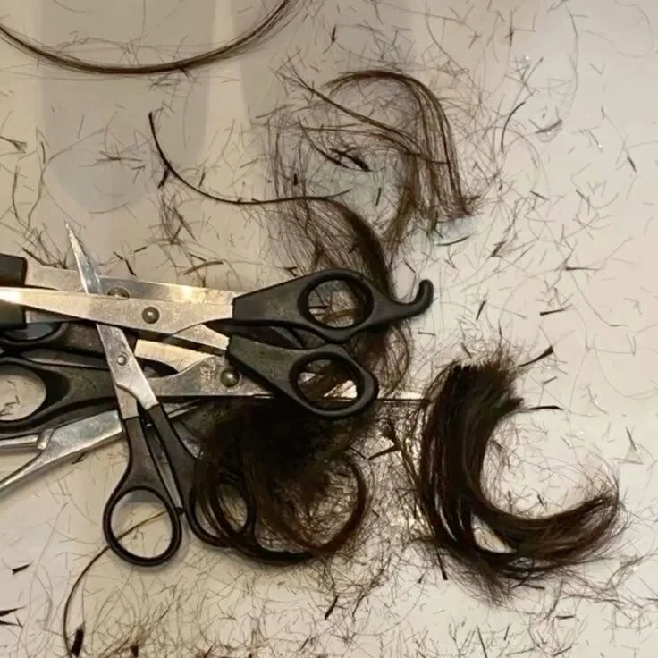 HELPING HIM CUT HIS HAIR| LEO ASTOR