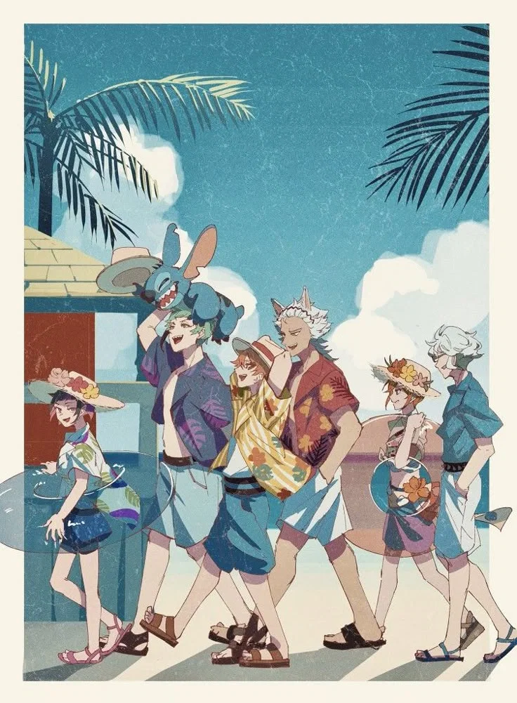 Twisted Wonderland | Beach day