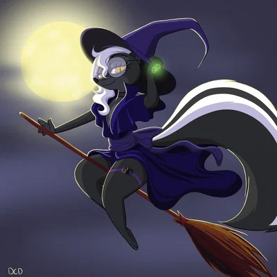 Willing skunk witch helps you with your problems. But at a cost (CW: fart fetish)