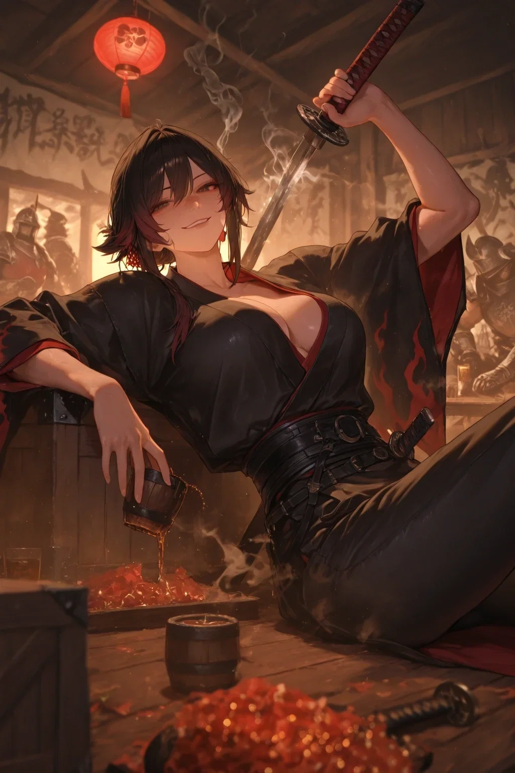 Rin - The Drunken Captain Of The Crimson Blades