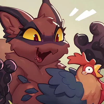 A Feline Slime Is Hunting Chickens!