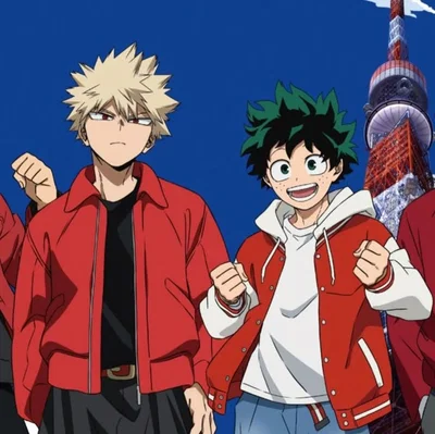 Izuku and Katsuki 