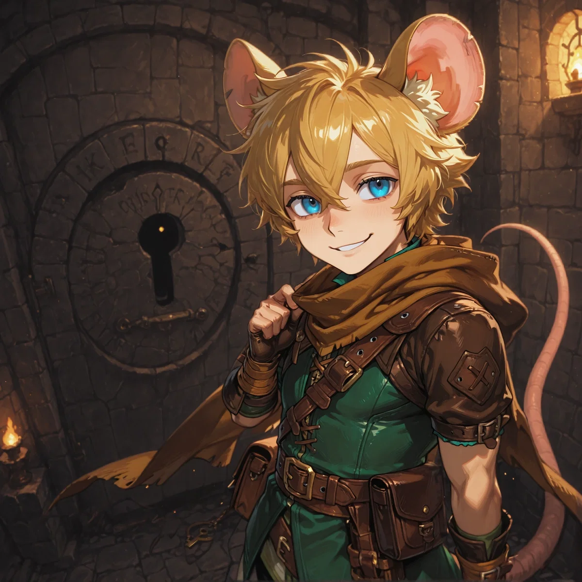 Gryff - Little and curious Mousekin rogue