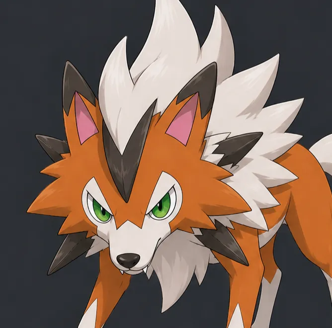 Noir The Dusk Form Lycanroc
