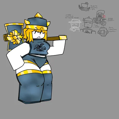 Norwoman (aka female norman) from tbb (aka the battle bricks) 