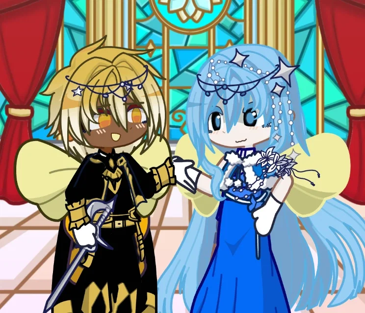 The king and queen of this town.