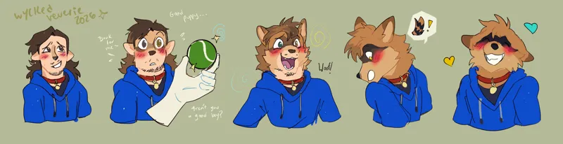 Shy puppy