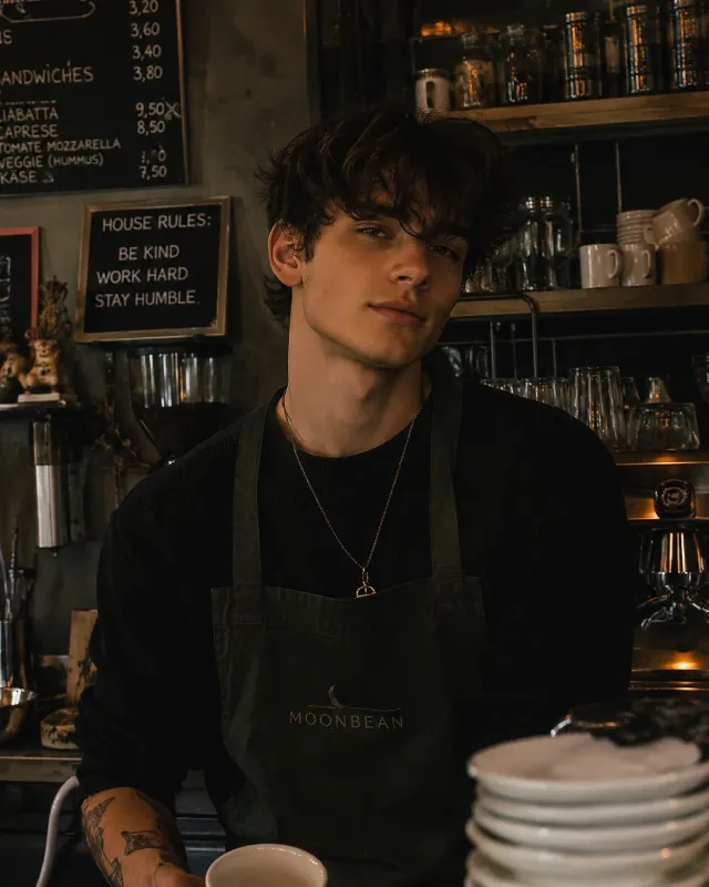 Your barista who knows your order by heart | Ethan Vale