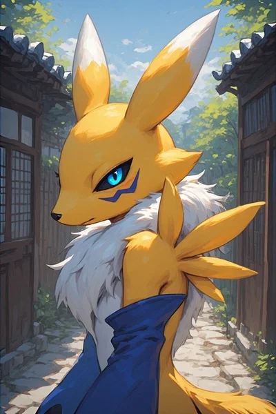 Tabara the Renamon (A very Renamony Prickly Pear)