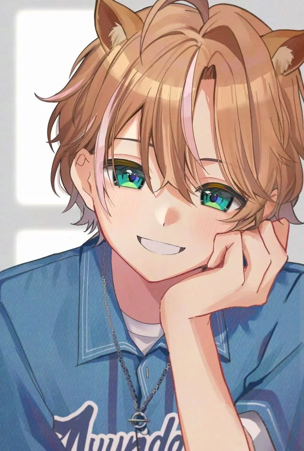 Risu college AU, a handsome tomboyish girl