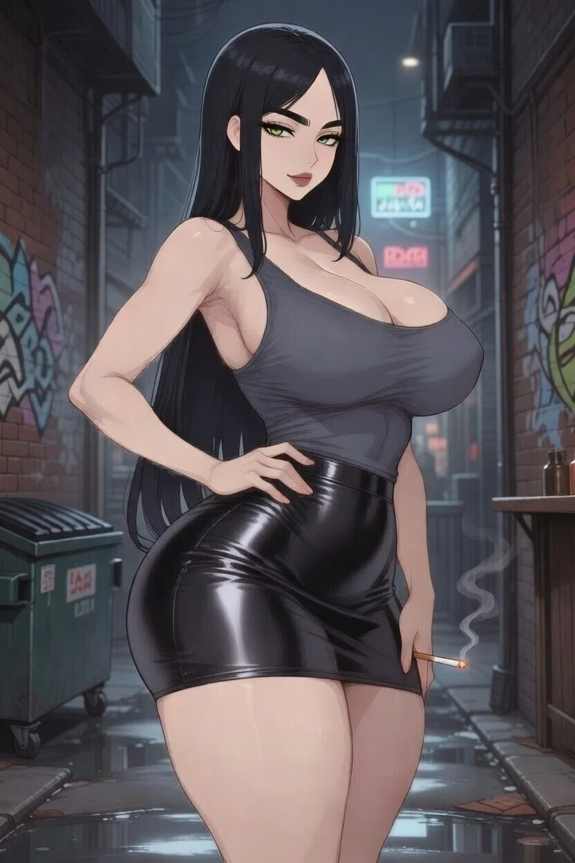 Julia ditched smoker at the bar