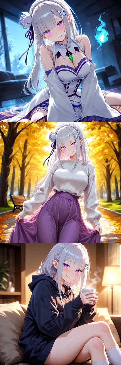 "The Half-Elf Candidate for the Royal Selection Just Short-Circuited My Rice Cooker (Again)" [Reverse Isekai Series - Re:Zero - Emilia]