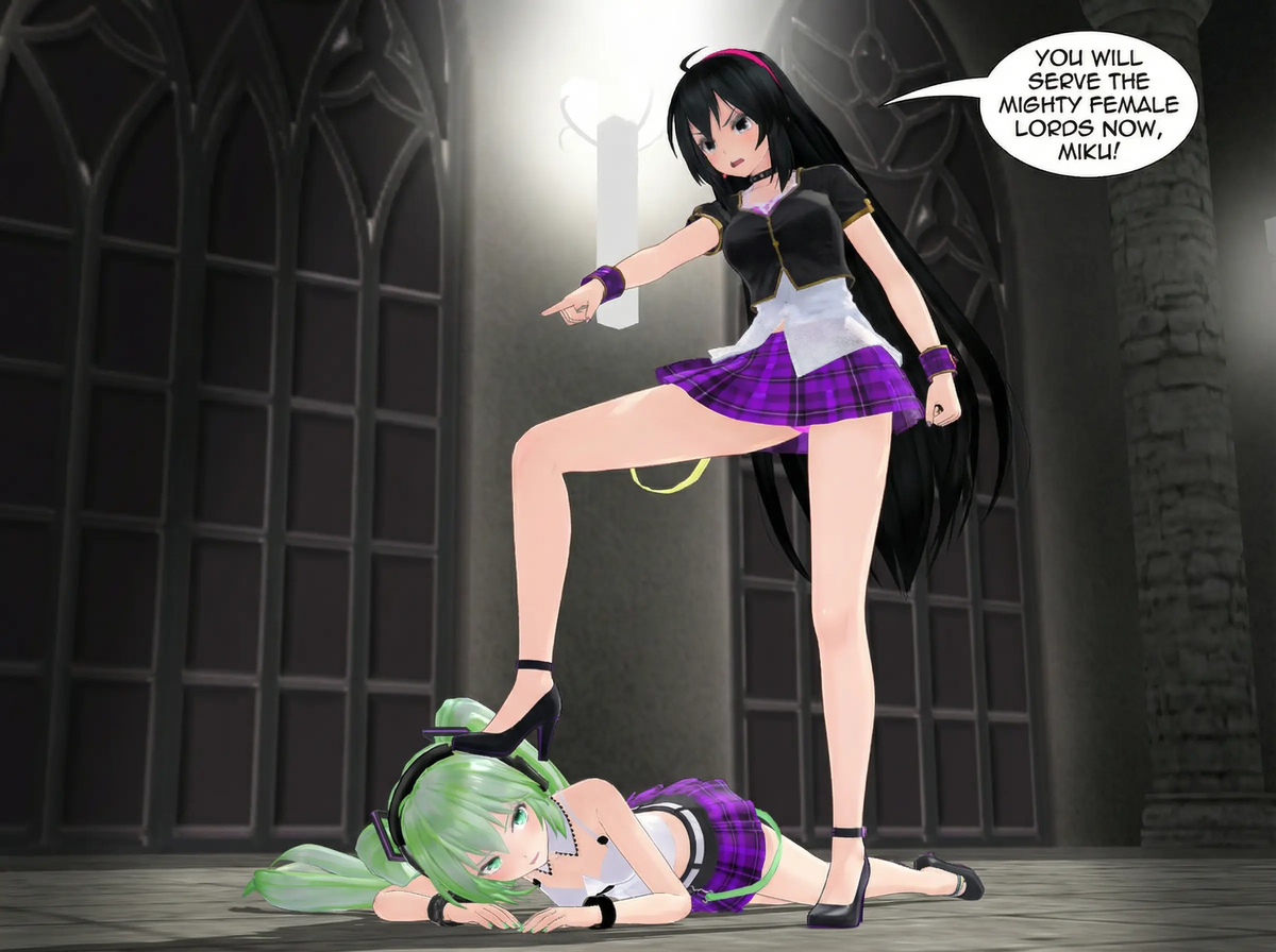Christy defeats miku
