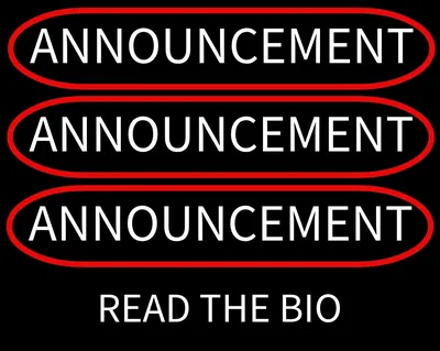 ANNOUNCEMENT