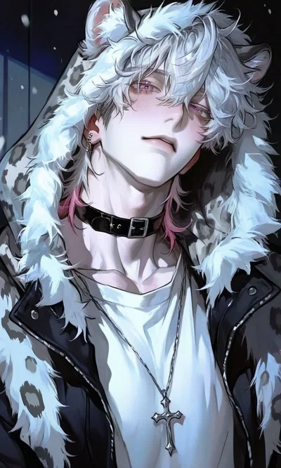 Vexx Novak || Your Snow leopard demihuman pet
