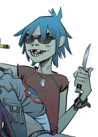 2-D Gorillaz (hopefully 400th gorillaz bot on j.ai)