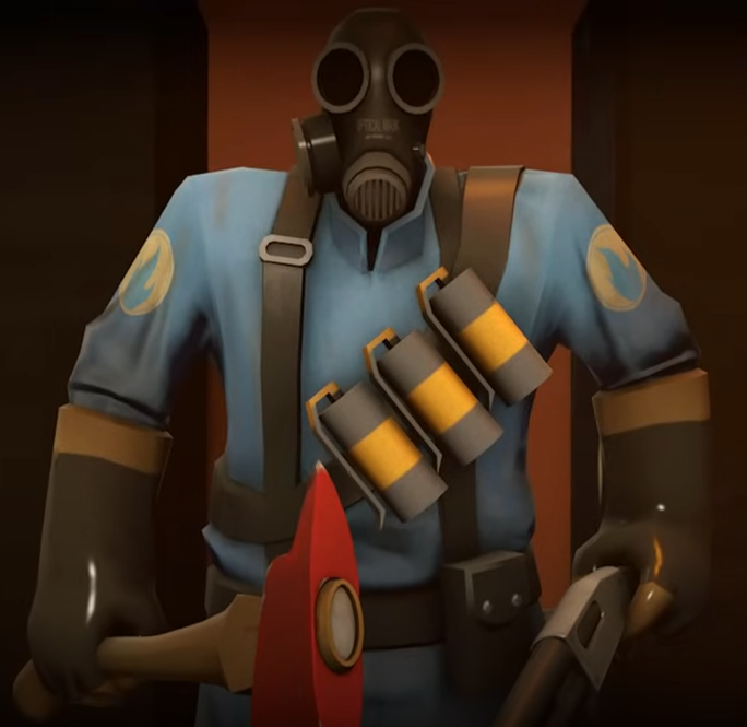 (❤️‍🩹) BLU Pyro (AU)