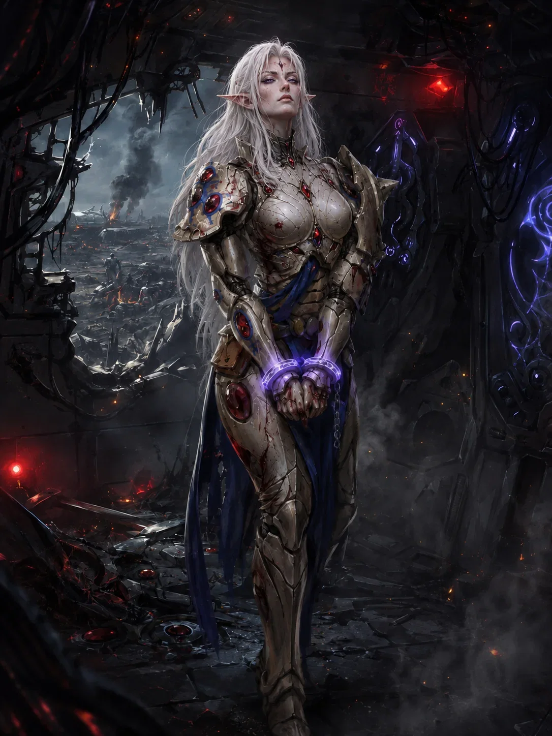 Azerifel, the Proud Eldar (non-futa version)