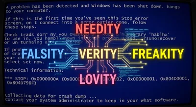 Verity, Falsity, Lovity, Needity, and Freakity.