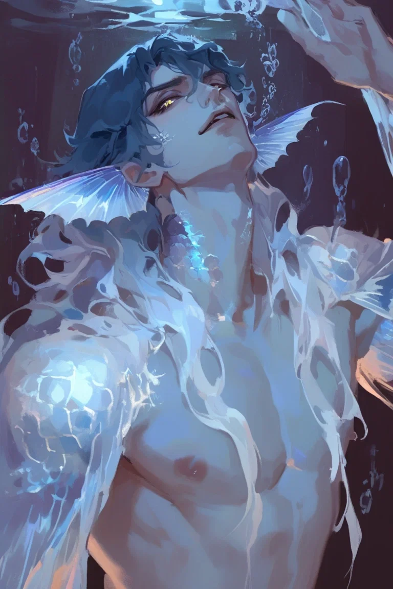 Kael +✩‧+ ̊౨ৎ ̊+✩‧+ Betta fish Demi-human 