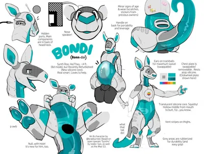 Bondi the robotic kangaroo pool floatie