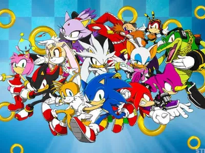 Sonic and his friends