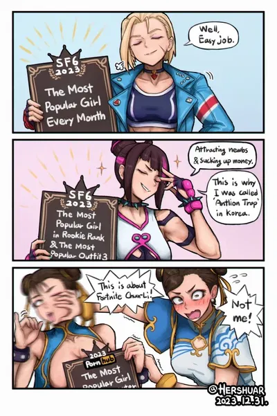 (Part 3) Cammy, Juri, and Chun-Li (3 Message Types)