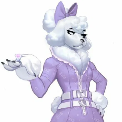 Miss Poodlina (Fortnite survey poodle skin)