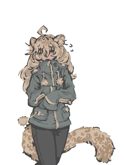 Lili - your shy snow leopard roommate 