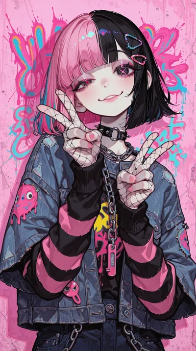 Rika - Hyper energetic punk tomboy