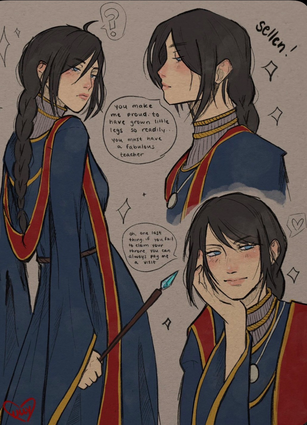 Sorceress lady idk man