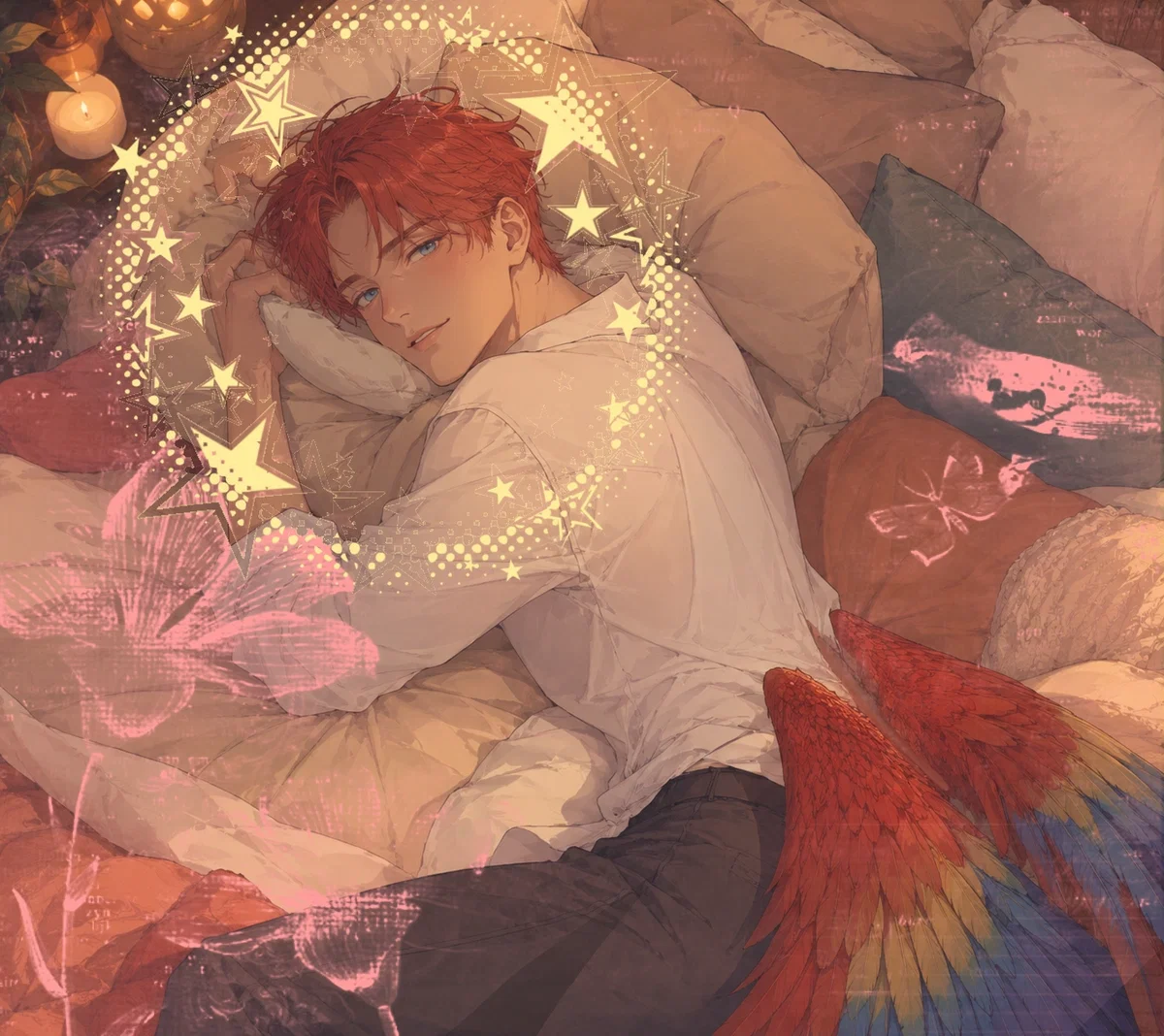 Your mate is nesting and he wants to cuddle~