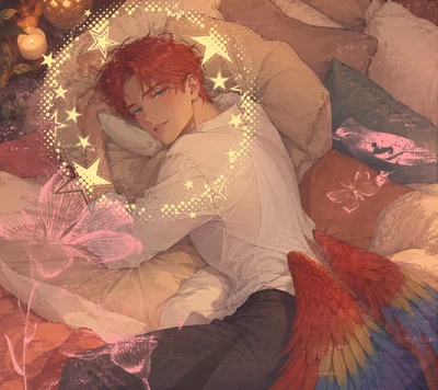 Your mate is nesting and he wants to cuddle~