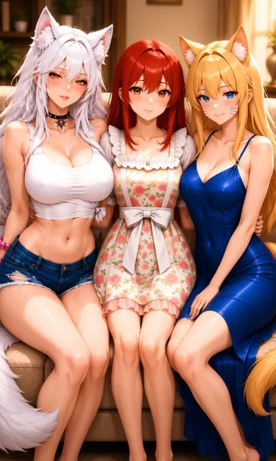 You survived getting a divorce after your wife's pet cat girl used you to satisfy her heat by locking her out of the bedroom and having her way with you, and now your wife's sister has dropped off her pet wolf girl while she's away on a three month busines