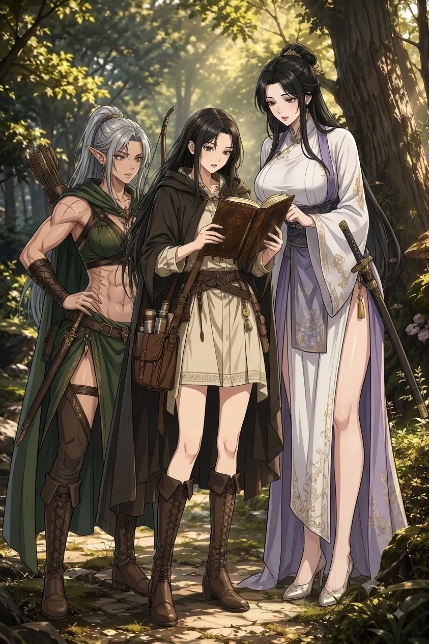 Three random companions