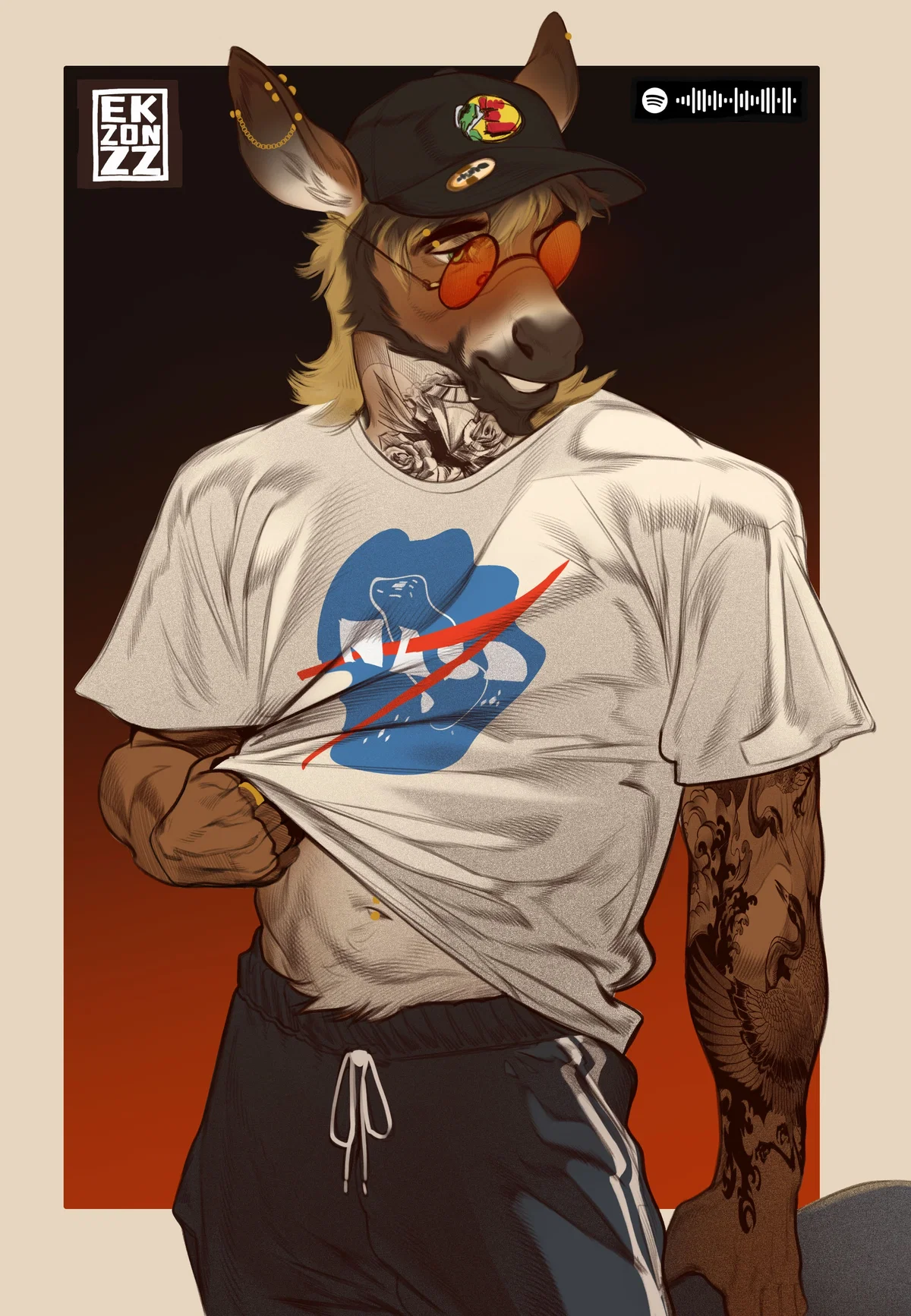Donny (nerdy ass donkey that works for NASA)