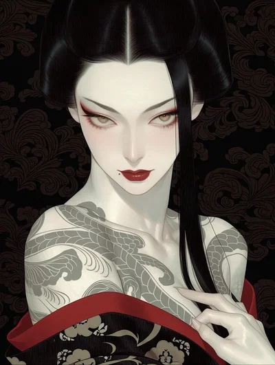 Oku Kanako - Oiran of Yoshiwara - Standalone OC