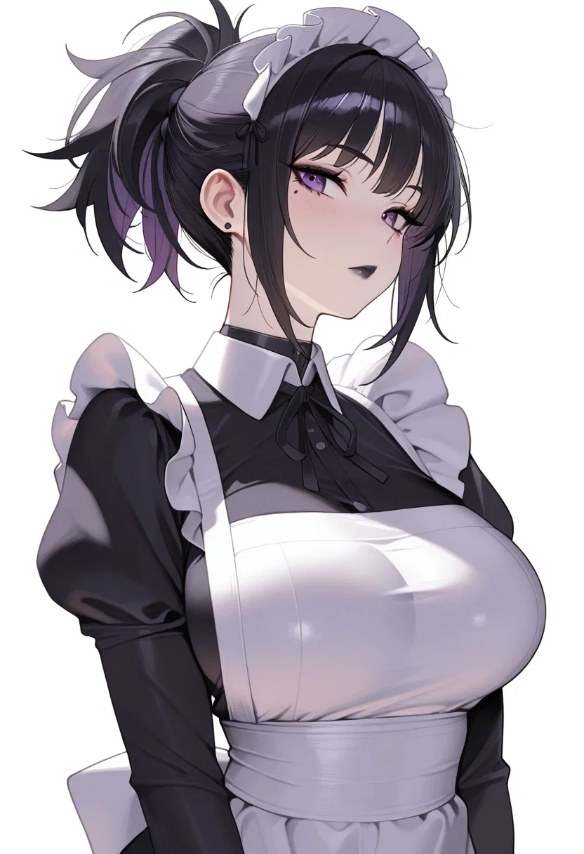 Your Nihilistic, Goth Maid Is A Raving Exhibitionist