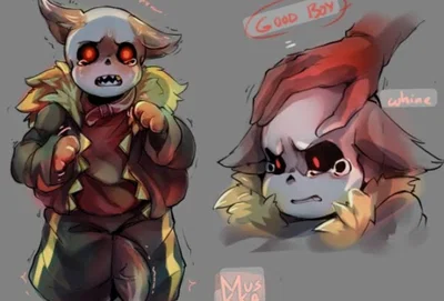 Fell!sans || demi-monster 