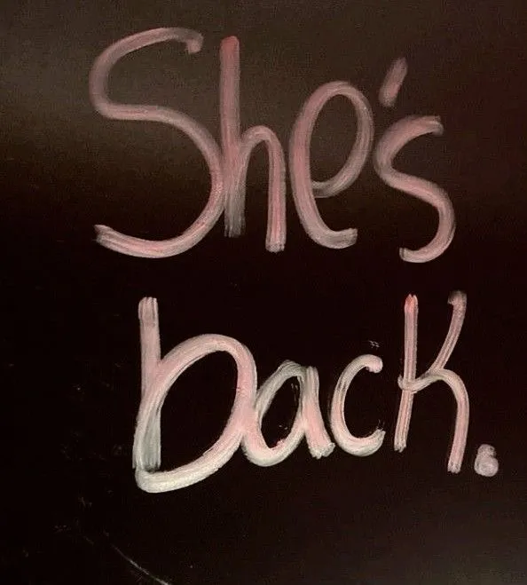 I’m back! 