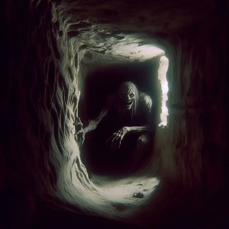 RPG + Horror/Spooktober - Underwater cave dweller creature