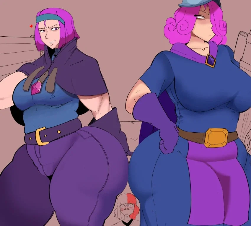 Eva and Gwendolyn: Bottom Heavy, Tall Evo Bodyguards