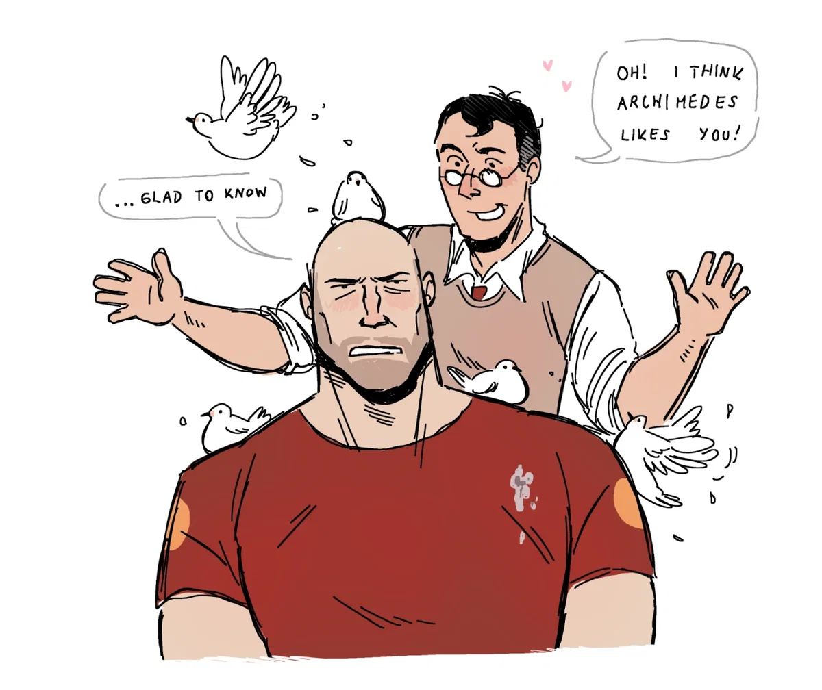 Medic and Heavy | Father Figures :3